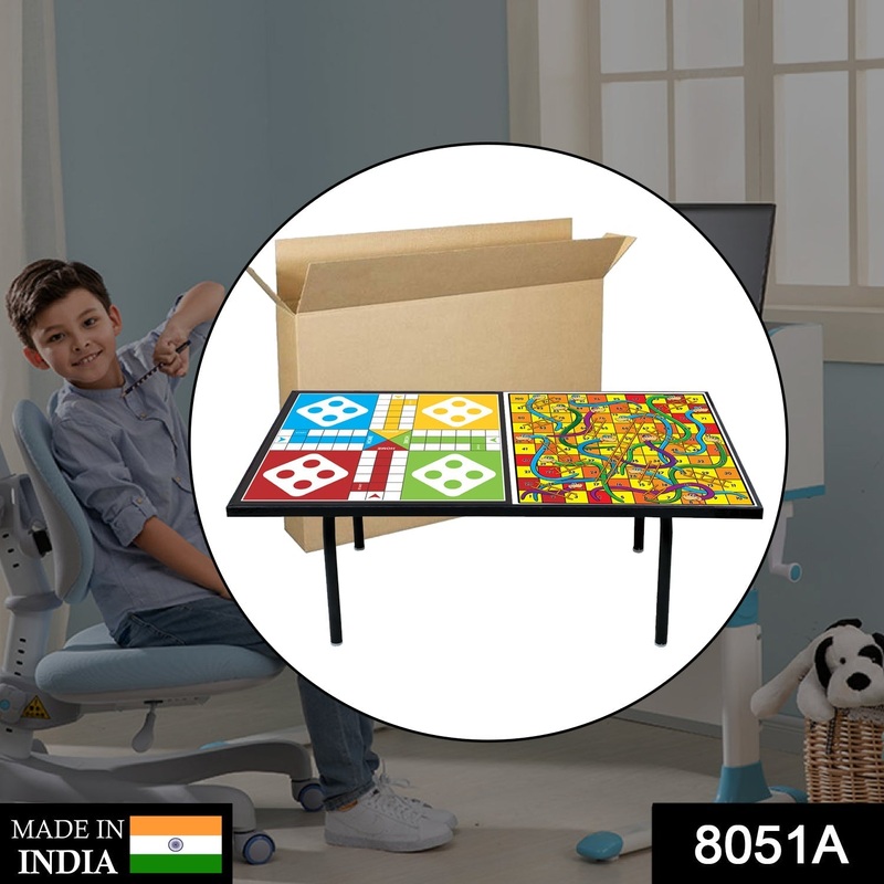 8051A Wooden Small Ludo Laptop Table for Online Study and Children