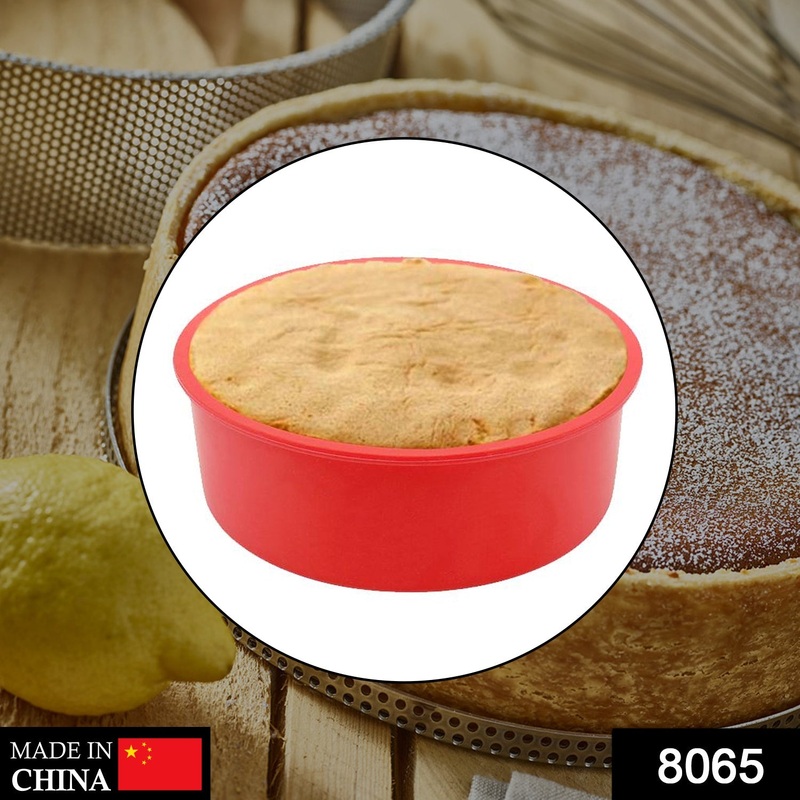 8065 Silicone Round Cake Baking Mould (1Pc Only)