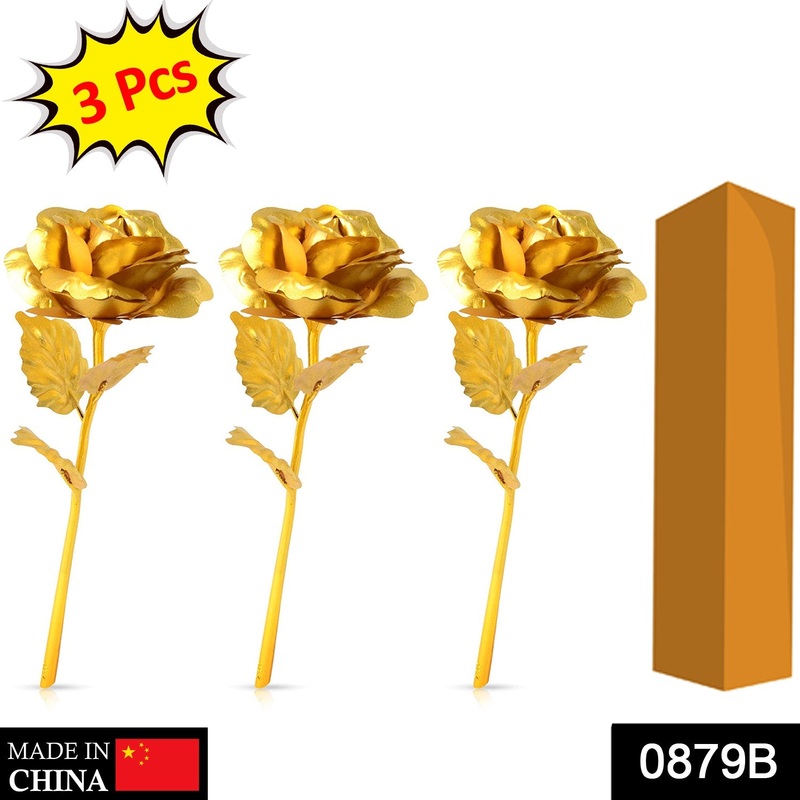 0879 B Golden Rose used in all kinds of places like household, offices, cafe’s, etc. for decorating and to look good purposes and all.