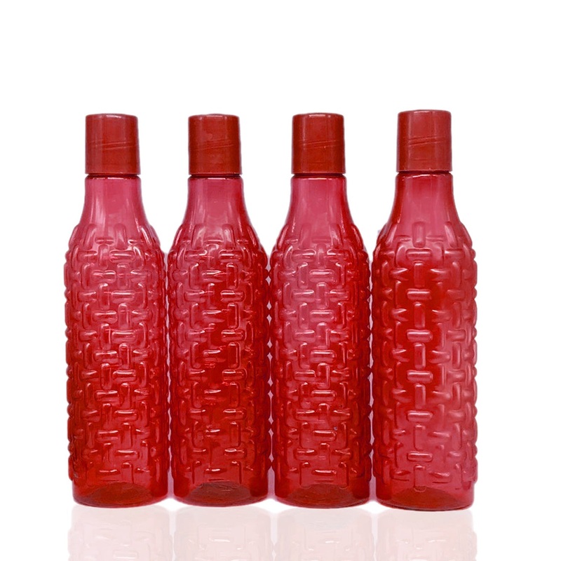 3451 4 Pc Kiwi Water Bottle for storing and serving water purposes.