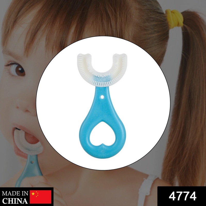 4774 Kids U S Tooth Brush used in all kinds of household bathroom places for washing teeth of kids, toddlers and childrens easily and comfortably.