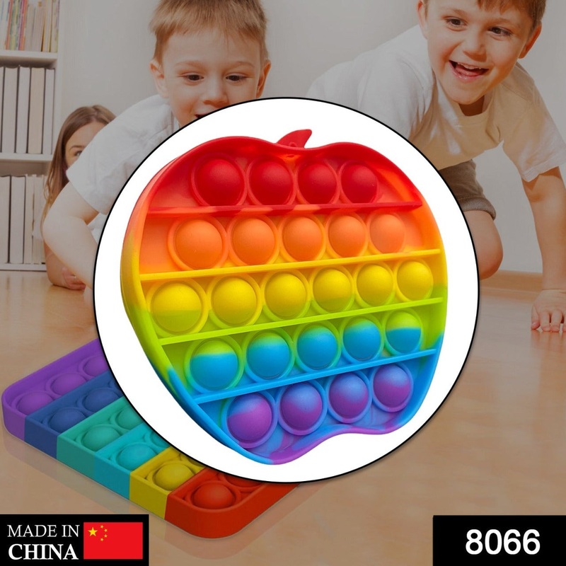 8066 Apple Fidget Toy used in all kinds of household places specially for kids and children for playing purposes