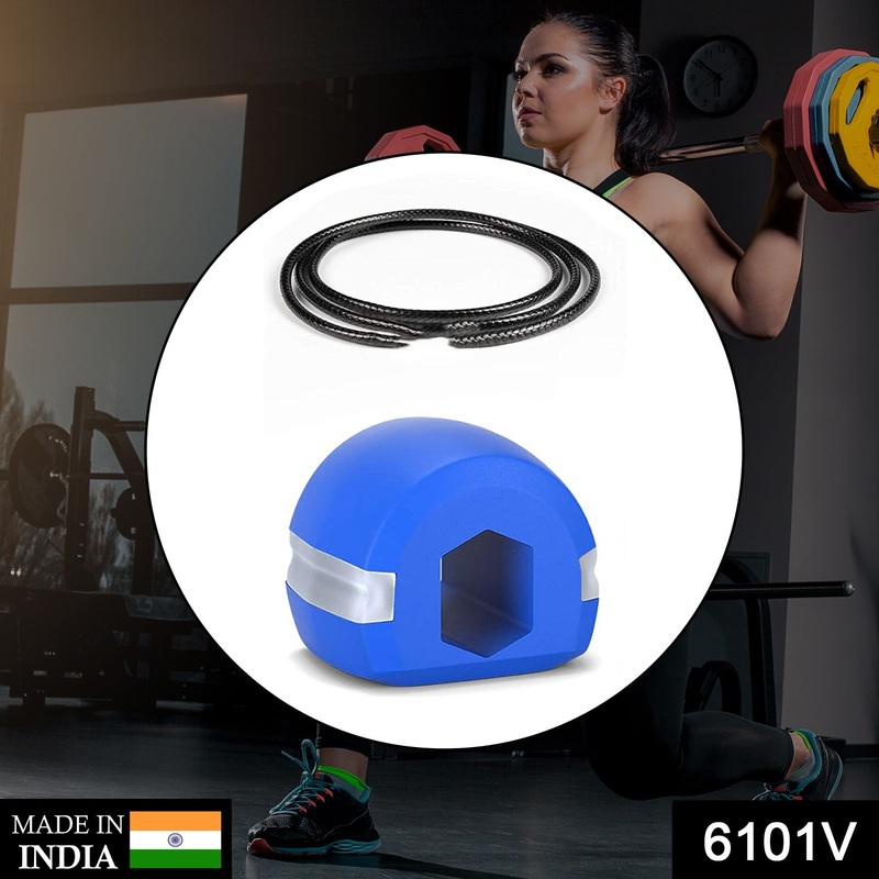 6101V Jawline Exerciser Jaw, Face, and Neck Exerciser, Slim and Tone Your Face, Jaw Exerciser For Men & Women, Neck Toning, Facial Exerciser (Blue color) jawline workout