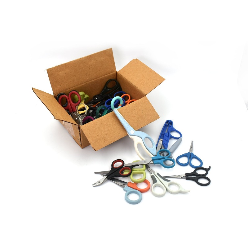 7066 100PCS various kind of scissors for multipurpose