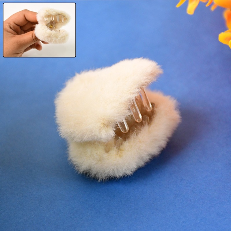 Hair Claw Clips, Plastic Fluffy Hair Claw Hair (1 Pc)