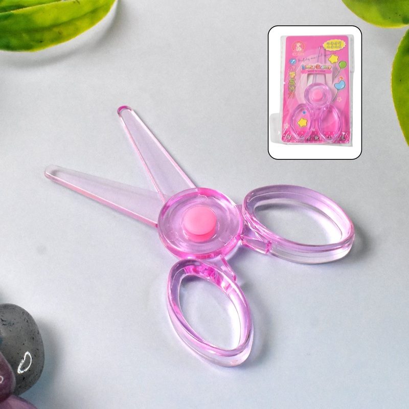 Plastic Child-Safe Scissor (1 Pc / Mix Color)