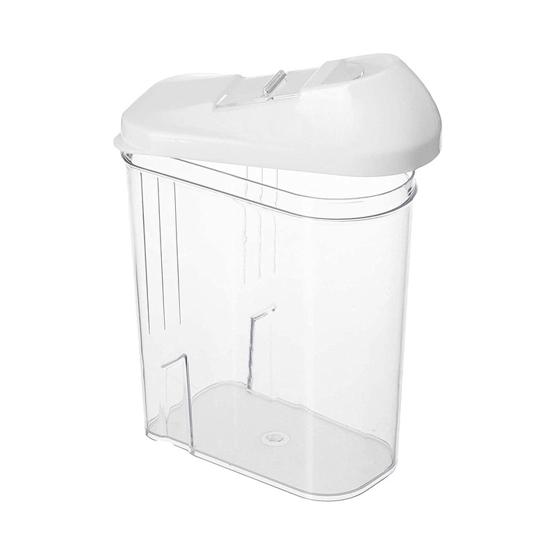 2400 750ML Plastic Grocery Transparent Cereal Dispenser Easy Flow Kitchen Container