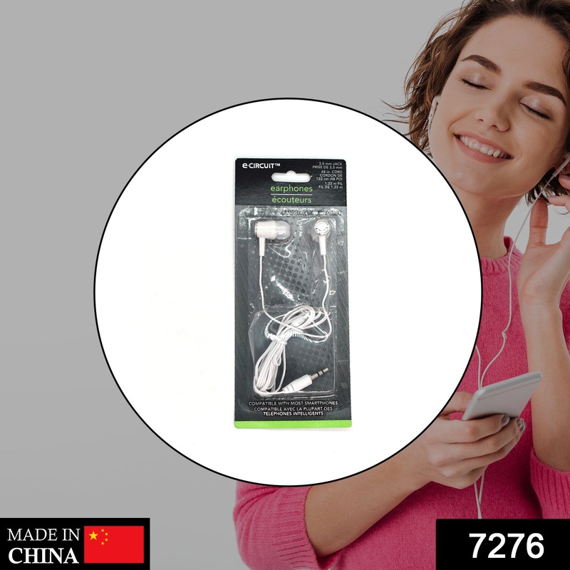 7276 Wired Earphone with Mic and Deep Bass HD Sound Mobile Headset