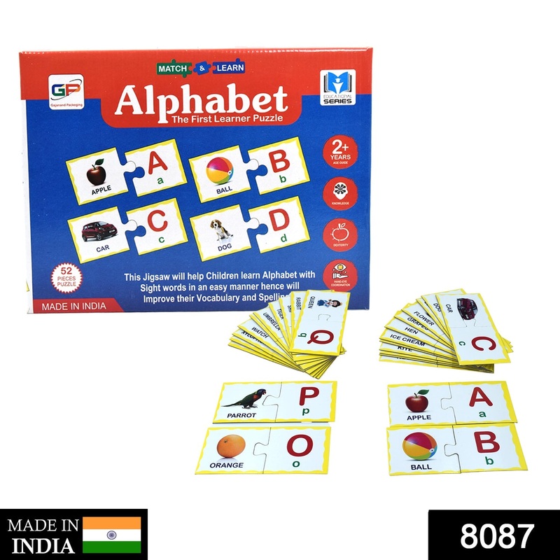 8087 Puzzle Game 52Pc used by kids and childrens for playing and enjoying etc.