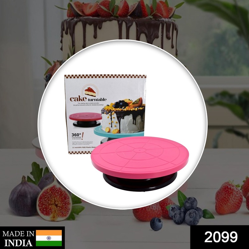 2099 Rotating Cake Stand for Decoration and Baking