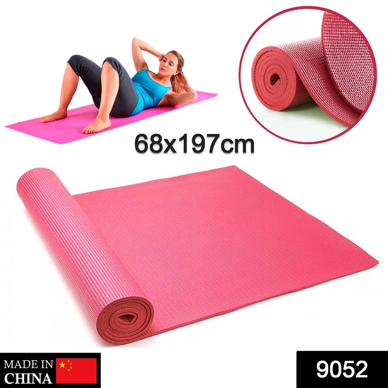 9052 YOGA MAT / Non-Skid Yoga Mat for Yoga for Yoga Aasan, Exercise or Meditation for men & women.