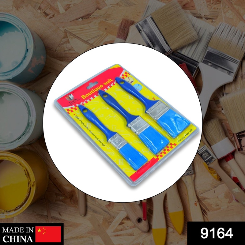 9164 3Pcs Paint Brushes Set for Acrylic PaintingProfessional Paint Brush Set