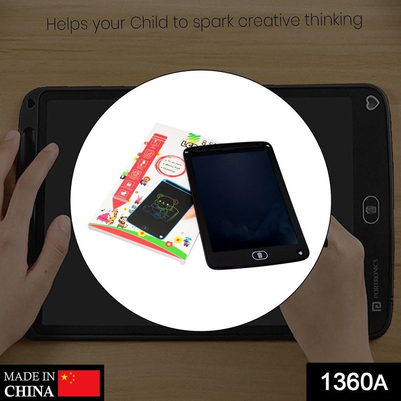 1360A LCD PORTABLE WRITING PAD/TABLET FOR KIDS – 8.5 INCH