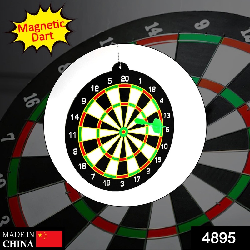 4895 Small Magnetic Dartboard Set – Dart Board with Magnet Darts for Kids and Adults, Gift for Game Room, Office, Man Cave and Home.