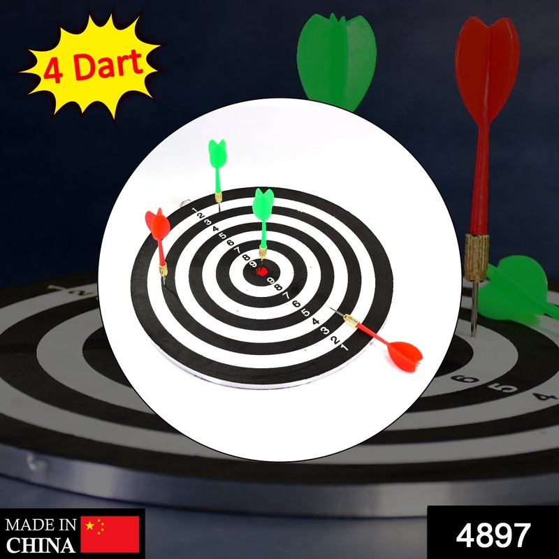 4897 Big size double faced portable dart board with 4 darts set for kids children. indoor sports games board game dart board board game.