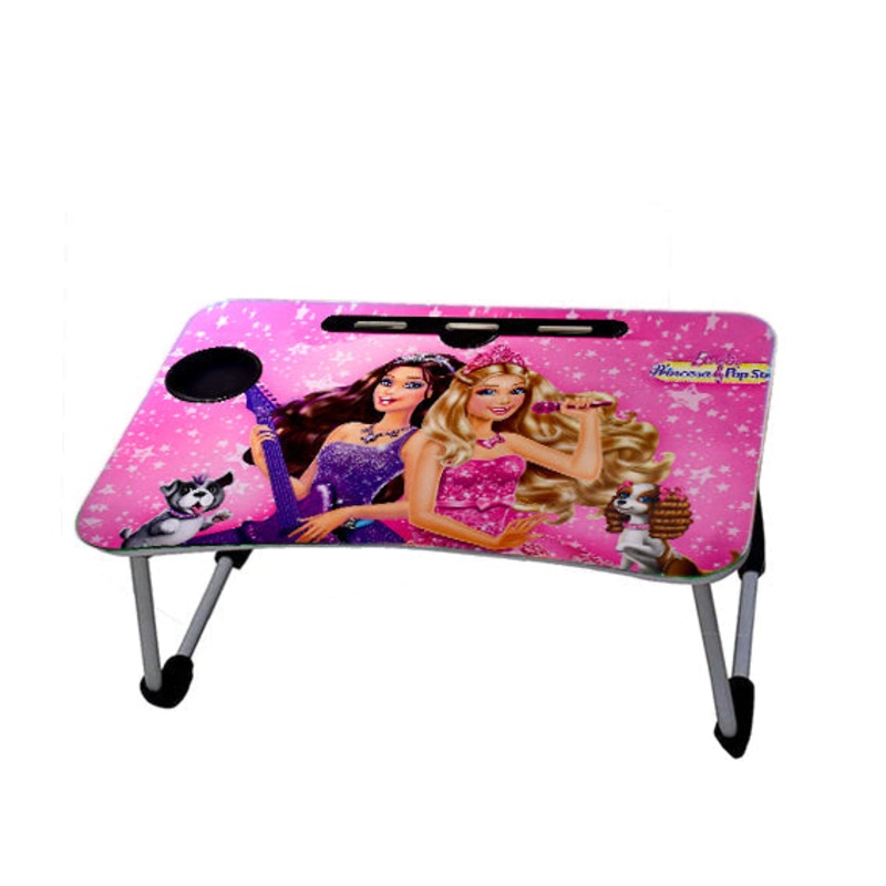 8006 Barbie Design Multipurpose Foldable Laptop Table
