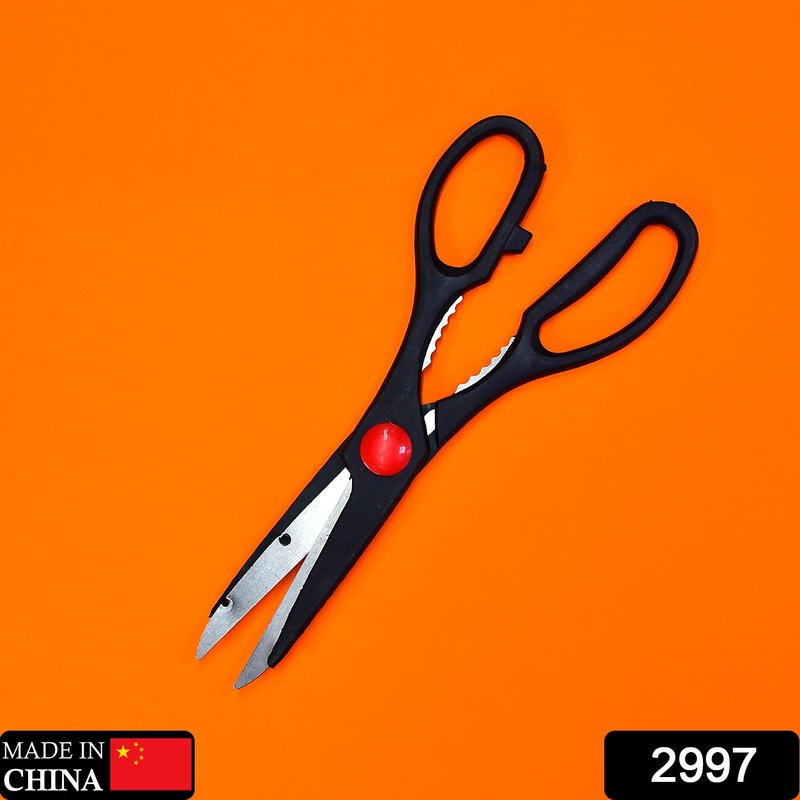 2997 8inch Stainless Steel Kitchen Scissor with Multipurpose Kitchen Household.