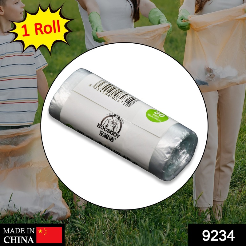 9234 White 1Roll Garbage Bags/Dustbin Bags/Trash Bags 30x30cm
