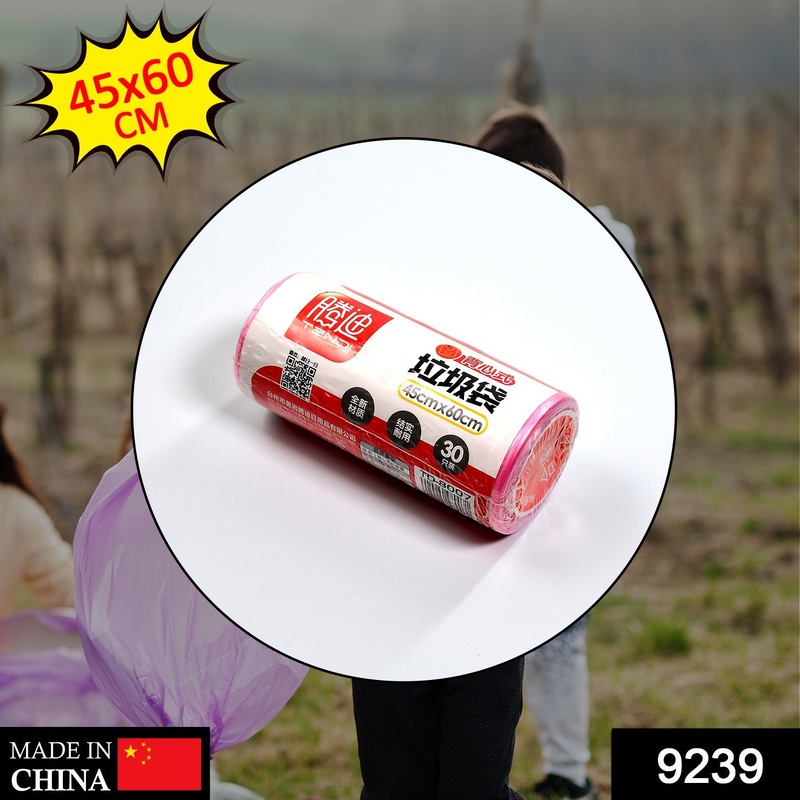 9239 1Rolls Garbage Bags/Dustbin Bags/Trash Bags 45x60Cm.