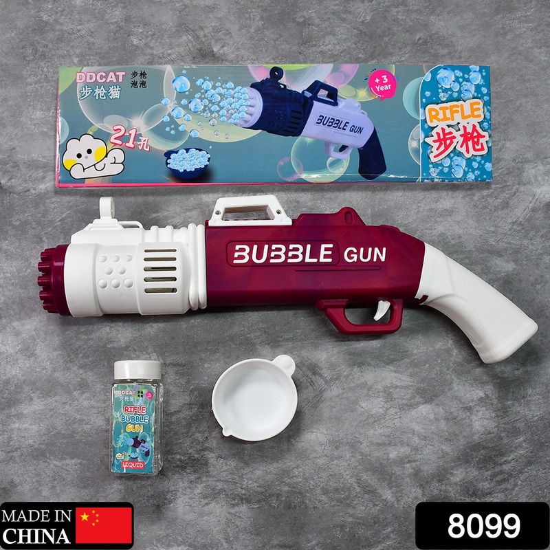 8099 20-Hole Bubble Machine Gun Rocket Bubble Launcher for Kids.