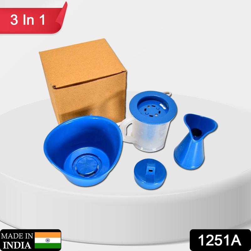 1251A 3 In 1 Steam Vaporizer, Cough Steamer, Nozzle Inhaler and Nose Vaporizer.