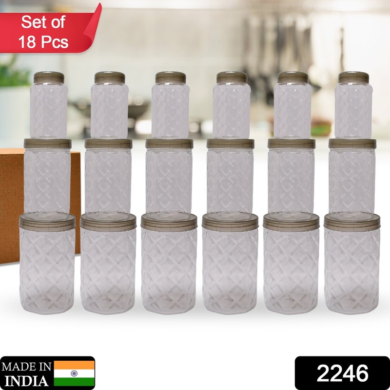 2246 Kitchen Storage Plastic Containers – Good Grips 18-Pcs Airtight Round Container Set (Small, Medium & Big size)