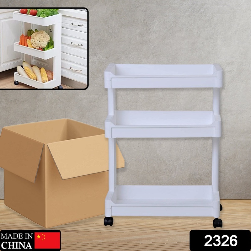 2326 Plastic Serving Trolley Kitchen bar cart for bar, Living Room