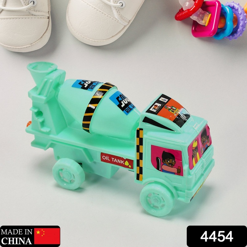 4454 Big Size Heavy Duty Rotating Cement Mixer Dumper Truck Toys for Kids Toddlers Boys and Girls – Construction Toy Friction Vehicle Toy