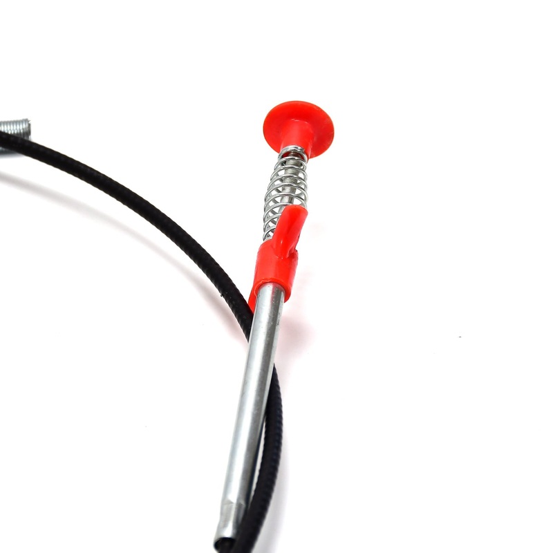 9129 Metal Wire Brush Hand Kitchen Sink Cleaning Hook Sewer Dredging Device (294 cm)