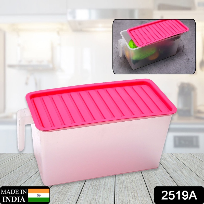 2519A SQUARE REFRIGERATOR ORGANIZER FRESH-KEEPING BOX FOR KITCHEN USE
