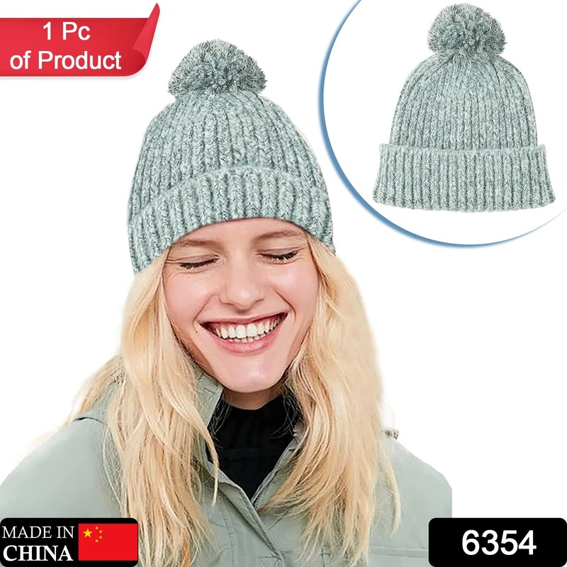 6354 MEN’S AND WOMEN’S WINTER CAP ATRACTIVE DISGINE  ( 1 pcs )