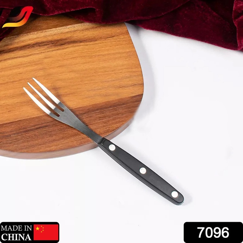 7096 STAINLESS STEEL STECK SPOON WITH HARD PlASTIC HANDLE (1 PCS )