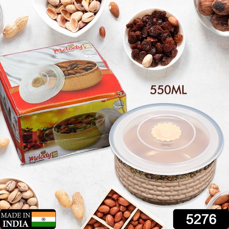 5276  Air Tight Melody Container Jar 550Ml For Home & Kitchen Store Use