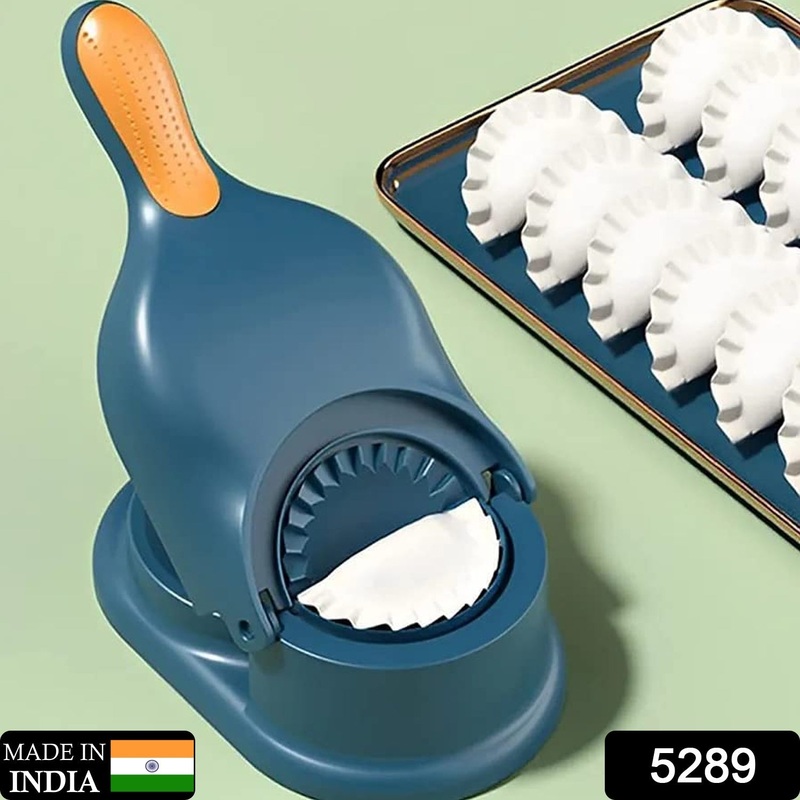 5289 Dumpling Skin Press Mould for Gujiya , Ghughra , Momos Making, 2 in 1 Dumpling Maker Mould Machine, Kitchen Dumpling Making Tool