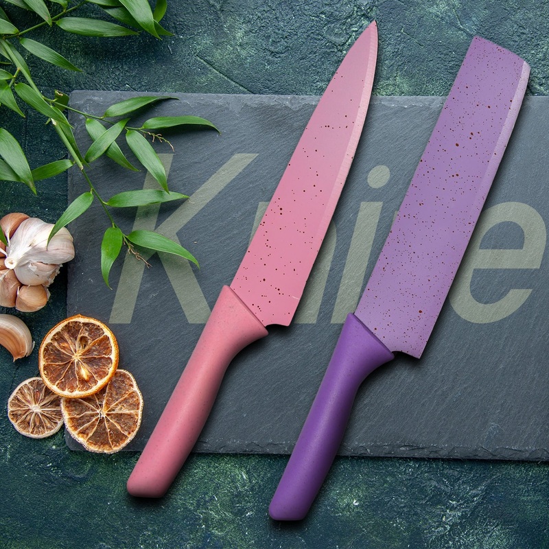 2948 Corrugated 6Pc Kitchen Knife Set Professional Box Knife Set 6 Piece Forged Kitchen Knives with Box.