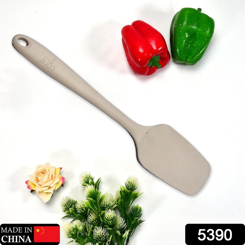 5390 Silicone Spatula Pro Large Rubber Spatula Silicone Heat Resistant 600F Non-Stick Seamles Design Kitchen Use Spatula for Cooking Scraping Baking Scraper Stir Spoonula Grey