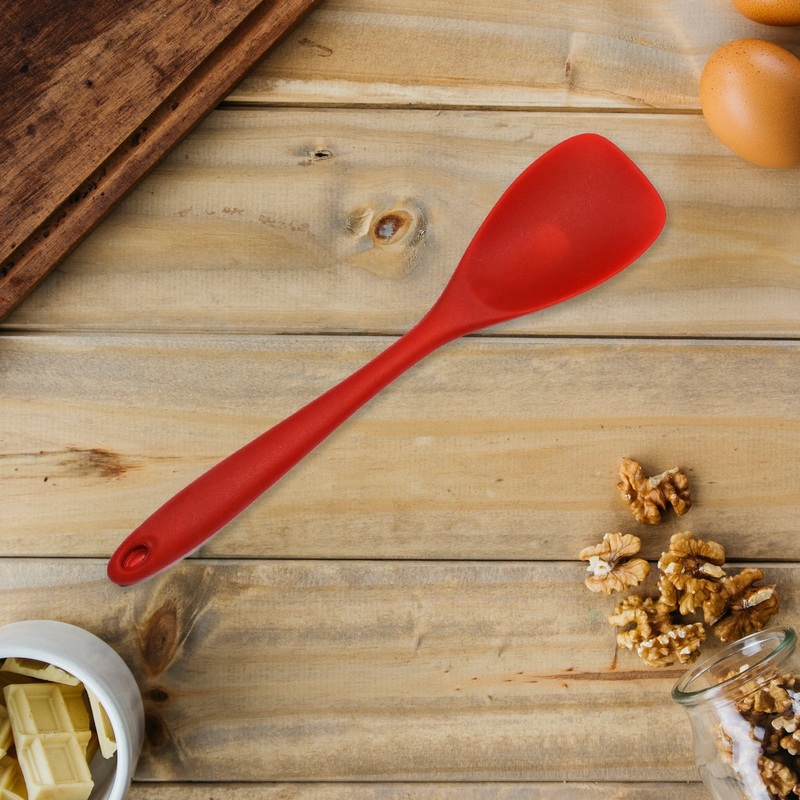 5407 SILICONE SPOONULA, SPATULA SPOON, HIGH HEAT RESISTANT, NON STICK RUBBER UTENSIL