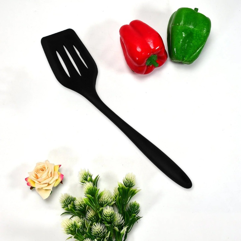 5408 Silicone Slotted Spatula, Non Stick Kitchen Turners, High Heat Resistant BPA Free Kitchen Utensils, Ideal Cookware for Fring Fish, Eggs, Meat,