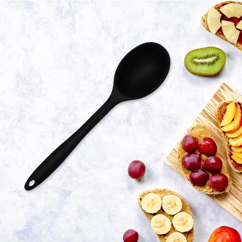 5409 Silicone Spoons for Cooking – Large Heat Resistant Kitchen Spoons.