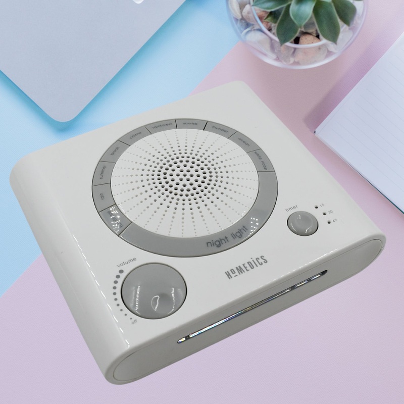 6574 Sleep Therapy Noise Sound Spa Machine with 8 High-Fidelity Soothing Natural Sounds, Battery or Adaptor Charging Options, 3 Auto-Off Timer Option