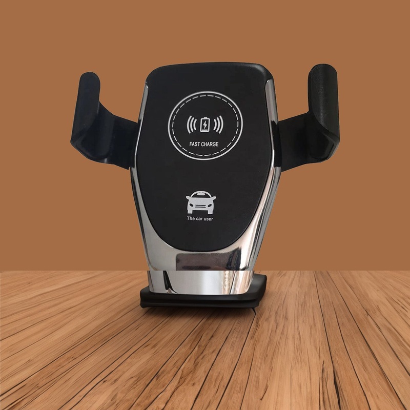 7042 Car Phone Holder Wireless Car Charger 10W Qi Fast Charging Car Charger Gravity Auto Clamping 360 Rotation Air Vent Car Mount Holder