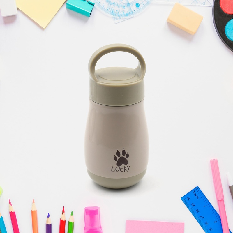 8360 Fashion Flask Cute Children Water Bottle for Kids – Vacuum Flask Stainless Steel BPA Free Double Walled Vacuum Insulated Stainless Steel Flask with Lid for Water Bottle, Milk, Hot & Cool Bottle Thermos for Kids (180 ML)