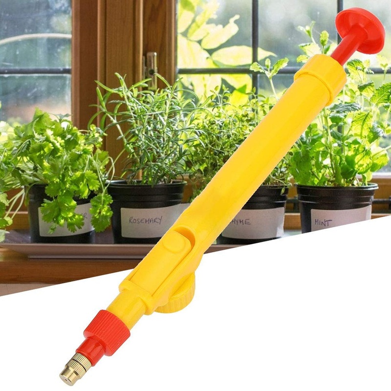 0470 Water Bottle Spray Gun Nozzle Manual Adjustable Water Pump Garden & Washing Hand Held Sprayer,Watering Can Sprayer Pressure Nozzle Irrigation Tool and Pump for Efficient Care – Boost Your Gardening Experience (1 Pc)