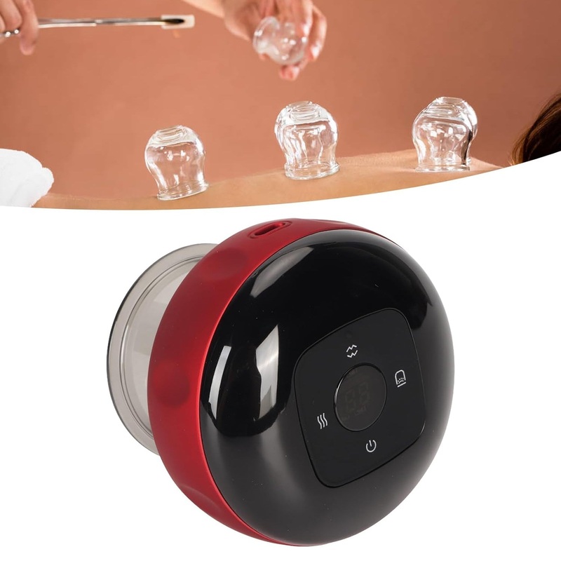 12625 Electric Intelligent Breathing Cupping Massage Instrument The Smart Cupping Therapy Set’s Massager for Muscle and Joint Pain Cellulite Massage Back Pain Relief for Back Shoulder Leg (1 Pc)