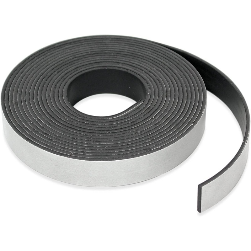 SkyShopy Self Adhesive Flexible Magnetic Tape 2cm x 1m with Adhesive Backing, Used for Crafts
