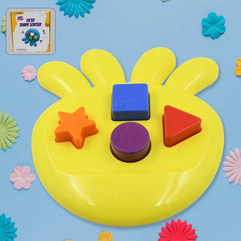 17992 octoShape sorter Toy Game That Make Your Kid’s brain Sharp, Increase Grasping And Sorting Power Education Learning For Girls & boy, Gift Product (1 Pc)