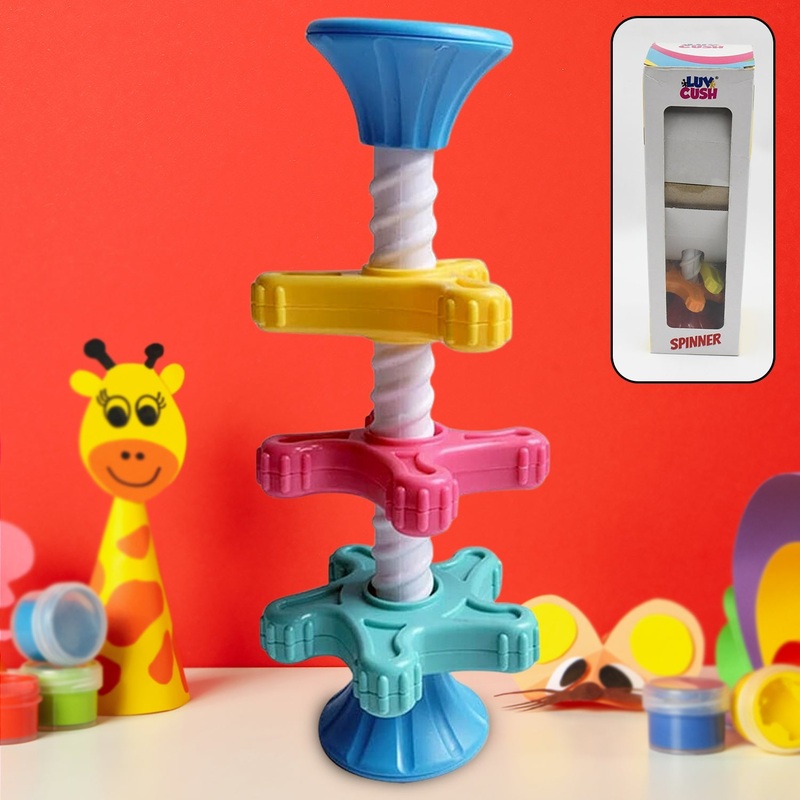 17995 Baby Toy, Mini Spinner, Educational Toy,Tower, Kids Spinning Toy, Puzzle Funny Rotating Tower Toy High Quality Gift for Baby Brain Game Mini Capable of Developing Big Brains Toy (1 Pc)