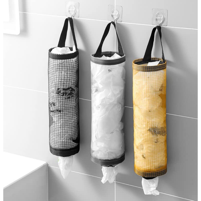 SkyShopy 1 PC Plastic Bag Holder Carry Bag Holder for Kitchen – Versatile Bag Holder, Garbage Bag Dispenser, Plastic Cover Storage, Polythene Bag Stand – Ideal for Home & Kitchen -Mix Color