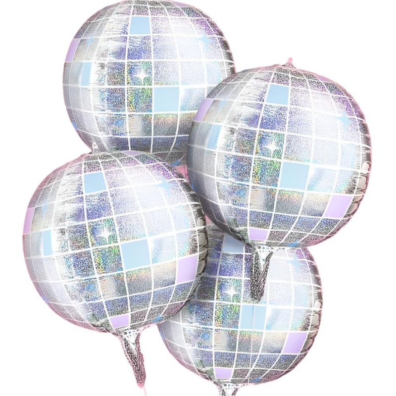 DISCO BALL BALLOON SET