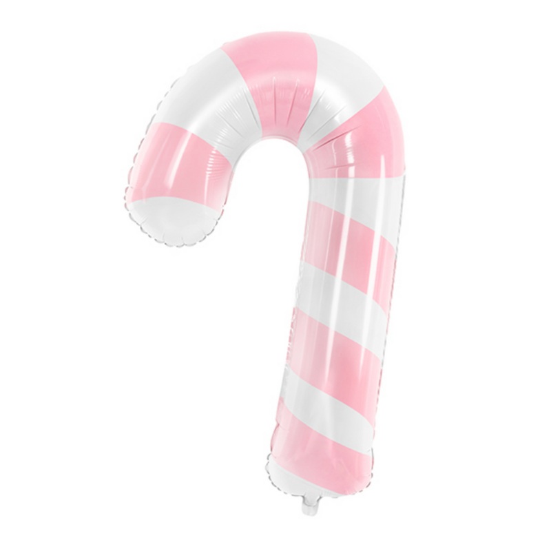 PINK CANDY CANE BALLOON